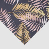 Goud en roze vetten en blauwe ontkoppeling tissuepapier (Detail)