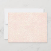 Goud en Roze Zoet 16 Bedankkaart (Achterkant)