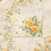 Goud en Rozen 50e bruiloft Jubileum Inpakpapier Vel