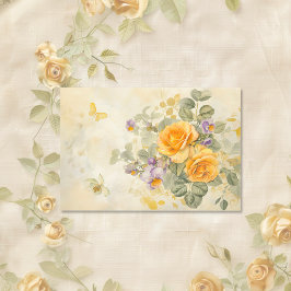 Goud en Rozen 50e bruiloft Jubileum Inpakpapier Vel