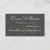 Goud en Rozen Avon Visitekaartje (Achterkant)