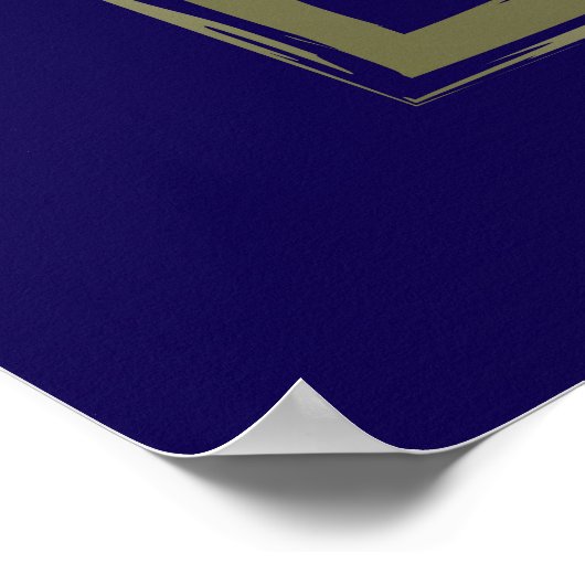 goud en saffier poster (Hoek)