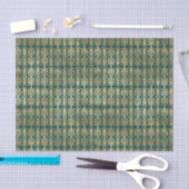 Goud en Turquoise Vintage Patroon Tissuepapier (Craft)