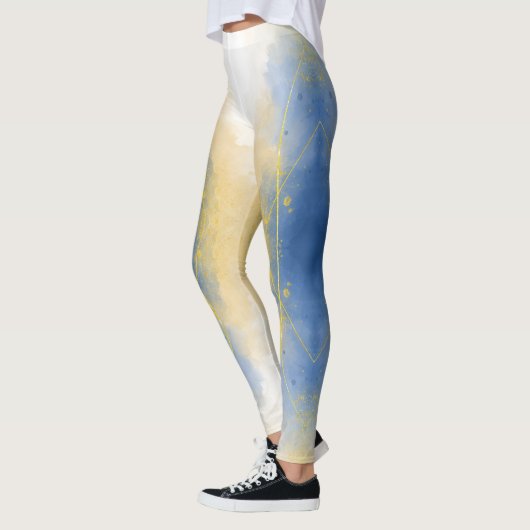 Goud en water leggings (Links)