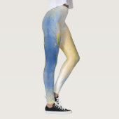 Goud en water leggings (Rechts)