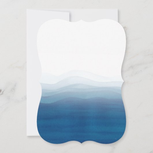 Goud en Waterverf Verrassende feestdagen Kaart (Achterkant)