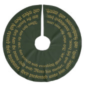 Goud en wierook en mirre kerstboom rok (Voorkant)