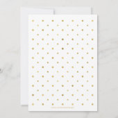 Goud en wit | 50e Jubileum voor de bruiloft met ve Kaart (Achterkant)