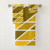 Goud en wit bad handdoek (Insitu)