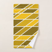 Goud en wit bad handdoek (Handdoek)