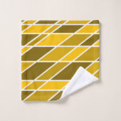 Goud en wit bad handdoek (Wasdoekje)