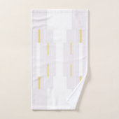 Goud en wit bad handdoek (Handdoek)