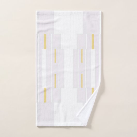 Goud en wit bad handdoek (Handdoek)