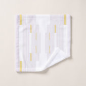 Goud en wit bad handdoek (Wasdoekje)