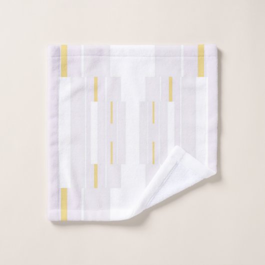 Goud en wit bad handdoek (Wasdoekje)