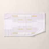 Goud en wit bad handdoek (Handdoek)