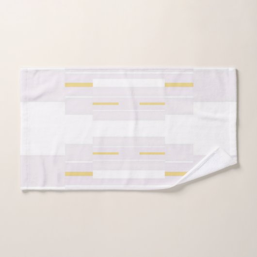 Goud en wit bad handdoek (Handdoek)