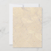 Goud en Wit Bedankt Calligrafie met Hartjes (Achterkant)