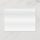 Goud en wit faux satin - Ontvangst Informatiekaartje (Achterkant)