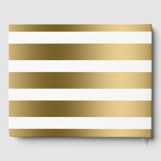 Goud en wit gastenboek (Achterkant)