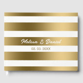 Goud en wit gastenboek (Voorkant)