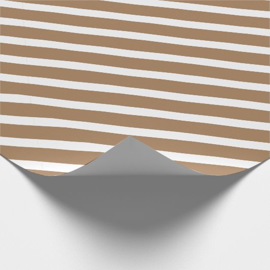 Goud en wit, gestreept papier (Hoek)