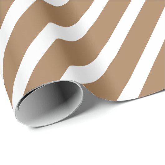 Goud en wit, gestreept papier (Rol Hoek)