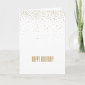 Goud en wit kaart (Voorkant)