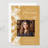 Goud en wit kaart (Voorkant / Achterkant)