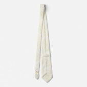 Goud en wit marmer met Diamond Monogram Stropdas (Achterkant)