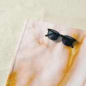 Goud en wit marmeren steen strandlaken (In situ)