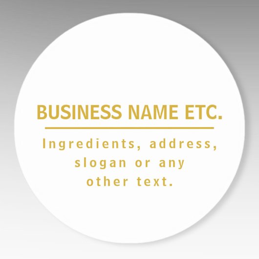 Goud en wit multifunctioneel sticker