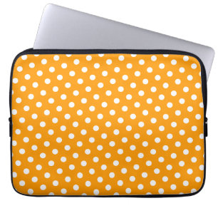 Goud en wit opberghoes voor pooldop laptop sleeve