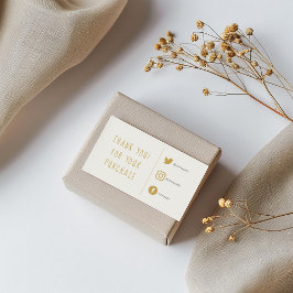 Goud en wit sociale links Invoegen Kaart. Informatiekaartje