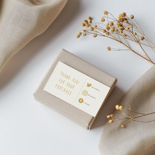 Goud en wit sociale links Invoegen Kaart. Informatiekaartje