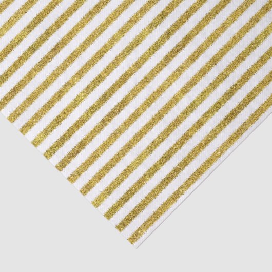 Goud en wit tissuepapier (Detail)