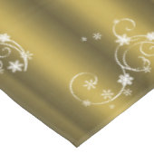 Goud en wit zwijn Kerstmis Tafelkleed (Gekanteld)