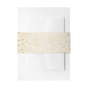  goud en witte bloedbruiloft uitnodigingen wikkel