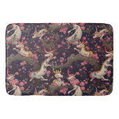 Goud en witte dragons met Cherry Blossom Badmat (Voorkant)