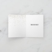 Goud en witte glitters bedankt (Binnen)