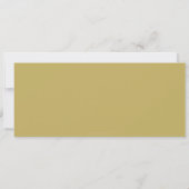 goud- en witte kalligrafie kaart (Achterkant)