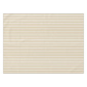 Goud en witte kerstsnoepriemen tafelkleed (Voorkant (Horizontaal))