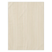 Goud en witte kerstsnoepriemen tafelkleed (Voorkant)