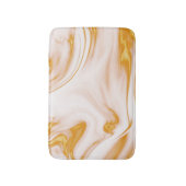 Goud en witte marmer badmat (Voorkant Verticaal)