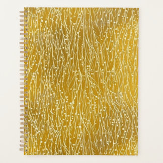 Goud en witte takken Chiyogami Planner