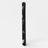 Goud en witte vlinders Case-Mate iPhone case (Achterkant/links)