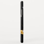 Goud en witte vlinders Case-Mate iPhone case (Achterkant/rechts)