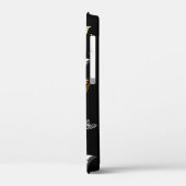 Goud en witte vlinders Case-Mate iPhone case (Achterkant / Links)