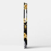 Goud en witte vlinders Case-Mate iPhone case (Achterkant / Links)