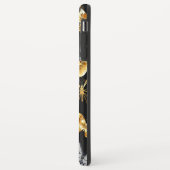 Goud en witte vlinders Case-Mate iPhone case (Achterkant/links)